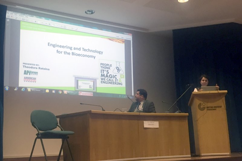 Greek Bioeconomy Forum organized a conference in Thessaloniki, Greece. Theodora Retsina, CEO API Europe, gave a presentation of the company